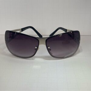 Fashion oversized Black and Silver Women's Sunglasses